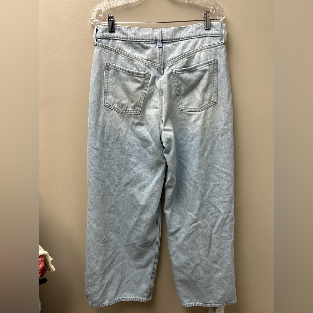Old Navy Light Blue Flare & Wide Leg Jeans - Picture 3 of 5